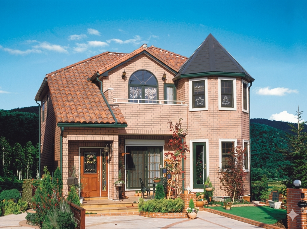 煉瓦の家施工例